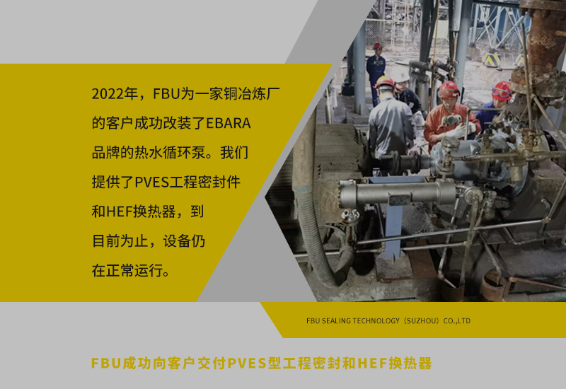 适用于荏原热水循环泵的密封解决方案